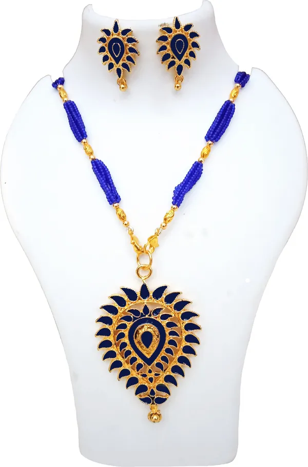 Assamese_Blue_Dugdugi_Jewellery_Set_For_Women_&_Girl